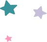 3 colored stars