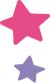 2 colored stars
